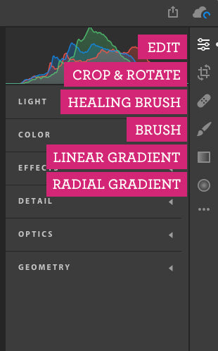 learn to use lightroom cc healing brush